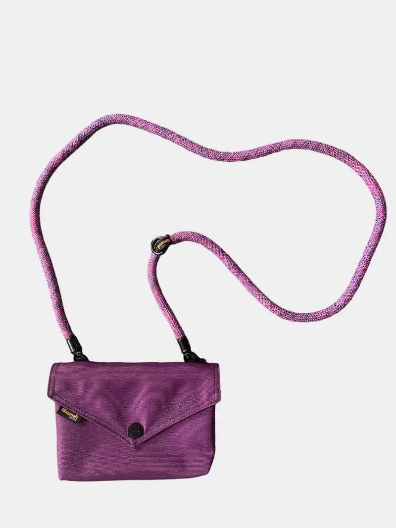 Himawari Solid Color Envelope Shape Crossbody Bag with Removable Strap - Love Salve